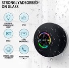 Portable Wireless Bluetooth Speaker Led Ipx4 Waterproof Loudspeaker Bathroom