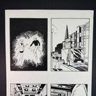 Original Comic Art Interior Page Signed Scott Reed Sketch Science Fiction Animal