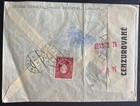 1942 Banska Slovakia Airmail Censored Cover To Zug Switzerland