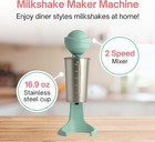 Classic Milkshake Machine Maker Ice Cream Mixer Smoothie Frappe 16 9 Oz Vintage