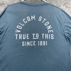 Vintage Volcom Stone Long Sleeve Shirt Size Large Skater Surf Y2k Usa Made 90s