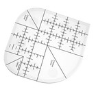 Curved Corner Cutter Quilt Ruler   Acrylic Sewing Patchwork Ruler Quilting Templ