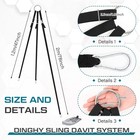 3 Leg Inflatable Dinghy Boat Lift Slings Universal Heavy Duty Adjustable Davi   