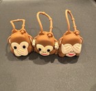 Bath   Body Let s Monkey Around Set Pocket Bac Holder Speak Hear See No Evil New