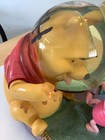 Vintage  Winne The Pooh  Retired Snow Globe-the Disney Store Rumbly In My Tumbly