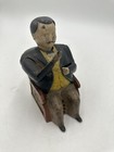 Antique American J    E  Stevens Cast Iron Tammany Mechanical Bank 1875