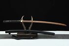 Kendo Bokken Wooden Katana Sword Iaido Outdoor Battle Training Practice Leather