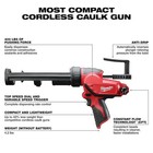 For Milwaukee 2441-20 M12 12v 10oz Capacity Caulk And Adhesive Gun Bare Tool