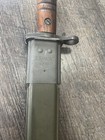 Wwi M1917 Remington Bayonet With Scabbard 1917 Dated Flaming Bomb Trench