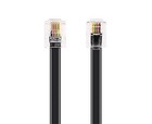 Eopzol 10ft Telephone Line Cord Cable Wire 6p4c Rj11 Dsl Modem Fax Phone To Wall