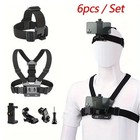 Pov Action Camera Accessories Set For Gopro Insta360 Akaso Eken Dji Cameras