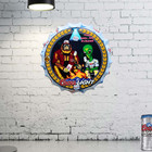 Rare Big Foot Coors Light Beer Bottle Cap Metal Sign Man Cave Decor Beer Sign