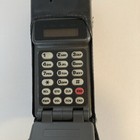 Vintage Motorola Digital Personal Flip Cell Phone In Black Case