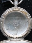 Late 19th Century Longines Patented Silver Pocket Watch Case W etched Design