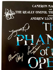 Original Signed 24 Cast  the Phantom Of The Opera  Broadway Tour 14x22  Window