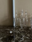 Wholesale 16 Egyptian Hand Blown Pyrex Glass Perfume Bottle 24k Trim 7    Tall