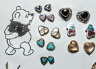 Sterling Silver W  Jem  Stones earring Sets rings Mix match 5 Rings  9 Earrings