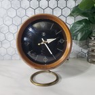 Vintage George Nelson Howard Miller Chronopak Round Mcm Table Desk Clock Works
