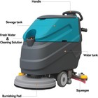 22  Walk-behind Floor Scrubber Dryer Machine 32000 Sqft h 18 5-gal 31 5  Suction
