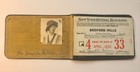 Vintage Nyc New York Central Railroad Ticket   Marked Leather Wallet 1933