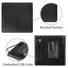 Slim External Cd Dvd Rw Drive Usb 3 0 Writer Burner Player Black For Laptop Pc