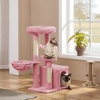 34in Cute Cat Tower For Indoor Cats  Multi-level Pet Condo Furniture Activity