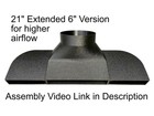 Under Garage Door 2x4 Seal Exhaust Smoke Laser Duct Shroud 1 5in In Height