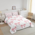 Bow Bedding Set For Kids Girls Woman Twin Size Bow Pattern Comforter Set Ultr   