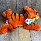 Disney Store Tigger Plush 14 Inch Winnie The Pooh Lying Down Orange Tiger Nwt