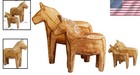 Vintage Unfinished Dala Horse Figurines - Perfect For Personalization   Gifts
