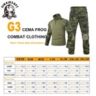 Tactical G3 Combat Suit Shirt   Pants Bdu Uniform Assault Camo Airsoft