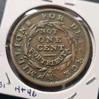 1837 Hard Times Token Millions For Defence Not One Cent Token Coin  mt  0801 