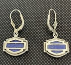 Vintage Harley -davison   925 Sterling Silver Earrings   1 25    Long