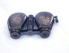 Vintage R   J  Beck Ltd Brass Binoculars 1857 With Leather Case - London Optics 