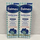 Balmex Diaper Rash Cream Baby Zinc Oxide Prevent Protect 4 Oz Exp 8 25 Lot Of 2