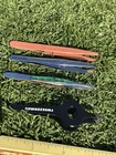 Lot Of 4 Tweezers Tweezerman Wide Grip Revlon La Cross Slant Tip Grooming 