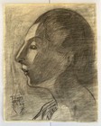 Original 1914 Italian Futurism Charcoal Drawing Signed Tommaso Napoli Avant-gard