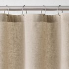 72 x72  Linen Shower Curtain Natural - Casaluna