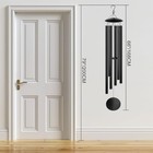 Large 66  Wind Chimes For Outdoors - Deep Tone  6 Thick Tubes  Relaxing Melody 