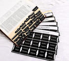 Black Bible Tabs For Men  Paper Index Tabs For Scripture Study   Chapter
