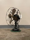 Antique Robbins   Myers 2410 Blade Brass Oscillating Fan Pristine Condition