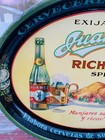 Juarez   Richelieu Antique Beer Ad Tray Sign American Art Works Coshocton O Usa
