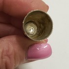 Antique Sterling Silver Stern Bros Fouled Anchor Thimble Size 8