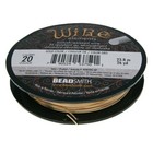 Beadsmith Tarnish Resistant Gold 20 Gauge Wrapping Wire 26 Yard Spool