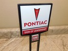  Advertising General Motors Pontiac Car Dealership Desk Top Sign  Repro Nice 