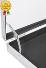 Aluminum Glass Display Case For Cards  Xl Large Table Top Display Case With Lock