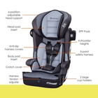 Baby Trend Hybrid Si 3-in-1 Combination Booster Car Seat With Side Impact