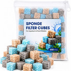 350 Pcs Sponge Filter Media - Aquarium Filter Foam For Fish Tank Use
