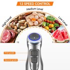 Tenker 1100w Immersion Hand Blender 5 In 1 Stainless Steel Stick Blender 12speed