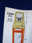Watling Coin Operated Penny Scale 1949 Advertising Flyer 200 Fortune Teller Ttjr